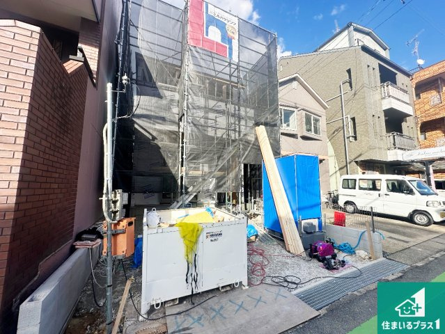 宇治市開町　第1期　新築一戸建ての外観|周辺は落ち着いた街並みの住宅地！子育てがしやすい住環境です！まだ未完成ですが、現地でしかわからない事もございます。是非一度ご覧ください。