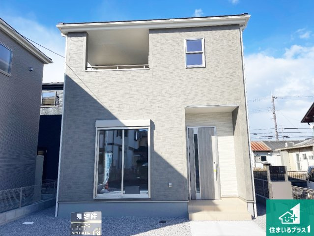 近江八幡市音羽町　新築一戸建ての外観|お客様に長く安心して住んでいだだける事にこだわった家づくり！住んでからのアフターサービスにもしっかりと取り組んでいます！