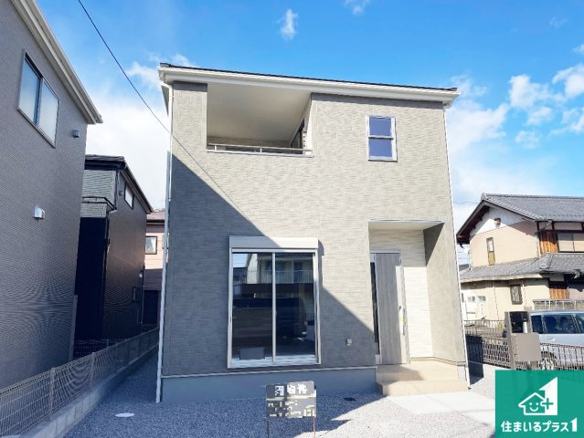 近江八幡市音羽町　新築一戸建ての外観|お客様に長く安心して住んでいだだける事にこだわった家づくり！住んでからのアフターサービスにもしっかりと取り組んでいます！