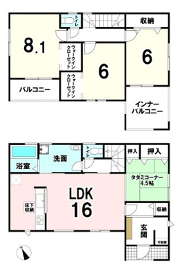 【外観】 | 【20万円ｷｬｯｼｭﾊﾞｯｸ対象物件】リーブルガーデン平群町椿井第2 全2棟 1号棟 | 施工例写真