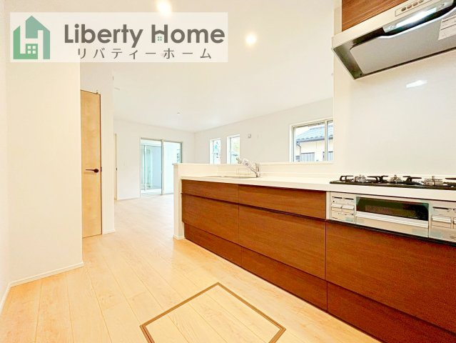 つくば市緑が丘24-1期　新築戸建のキッチン