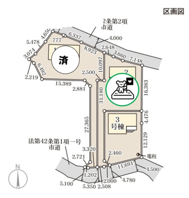 【区画図】 | 渋川市行幸田　新築住宅