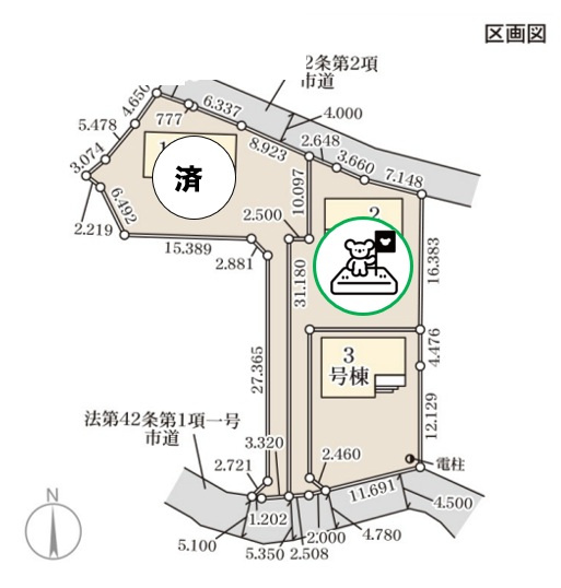 【区画図】 | 渋川市行幸田　新築住宅