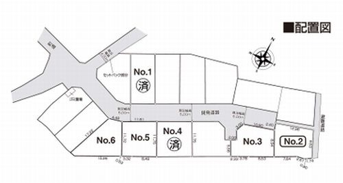 【区画図】 | 【仲介手数料０円】松田町松田惣領　新築一戸建て　全6棟 | 松田町松田惣領　新築一戸建て　全6棟