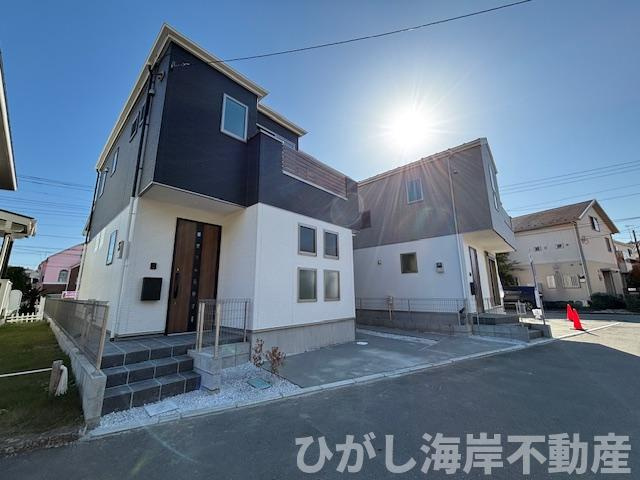 茅ヶ崎市南湖5丁目　新築戸建　全２棟の前面道路含む現地写真|現地外観