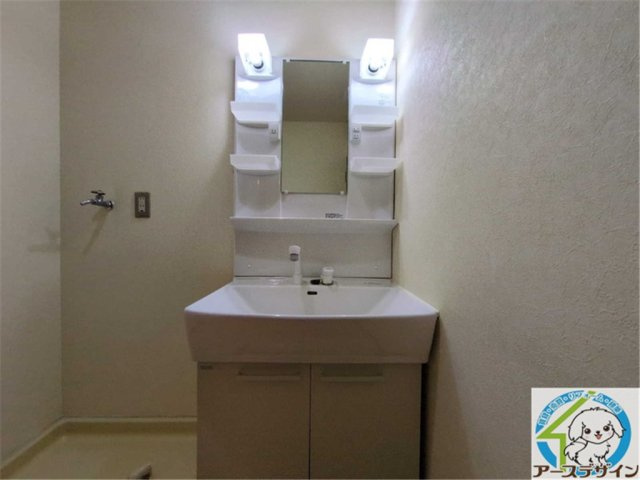 サンコミュニティの洗面所|パース写真
