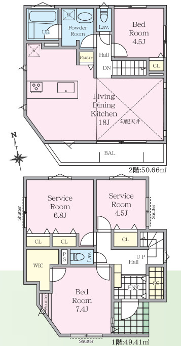 茅ヶ崎市茅ヶ崎　新築戸建　全1棟1号棟