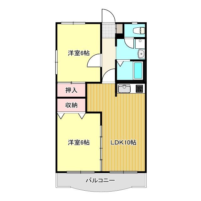 ハイツP＆Bの間取り