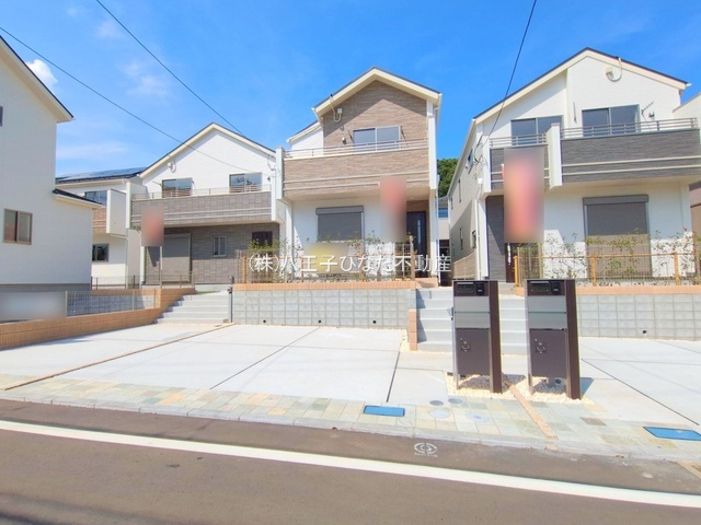 『八王子市新築戸建て』八王子市堀之内603-14【仲介手数料無料】の外観|～仲介手数料無料☆八王子ひなた不動産～　八王子市堀之内　新築戸建て
