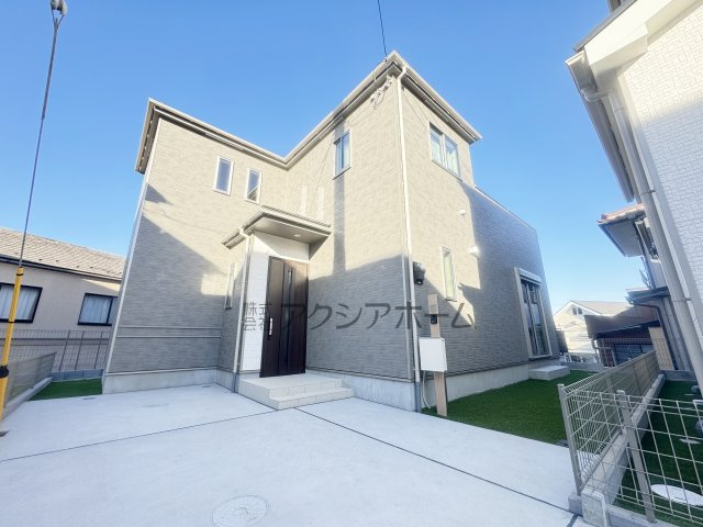 入間市仏子・全5棟　新築一戸建　B号棟　～IDS工法～の区画図|【全5棟・B号棟】カースペース縦列2台。