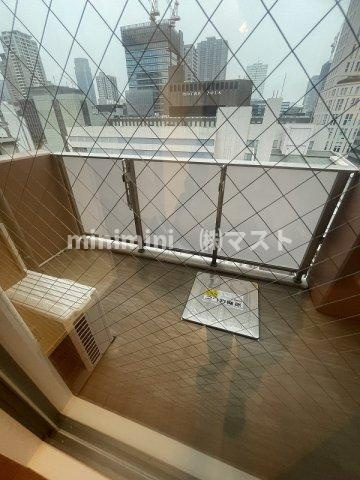 JASPER御堂筋本町のバルコニー