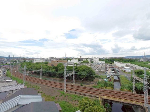 ◆２０２５年７月リフォーム完了◆最上階の４ＬＤＫ◆３沿線３駅利用可能◆朝日プラザ桃山東の展望|バルコニーからの眺望