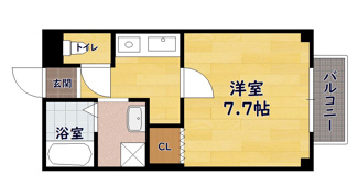 【間取り】 | 勝ハイツ壱番館