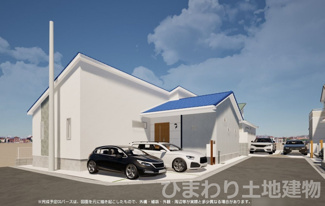 【外観】 | 中央区田名  1号棟 11期 | イメージパース（完成時に現況と異なる場合は現況優先となります）