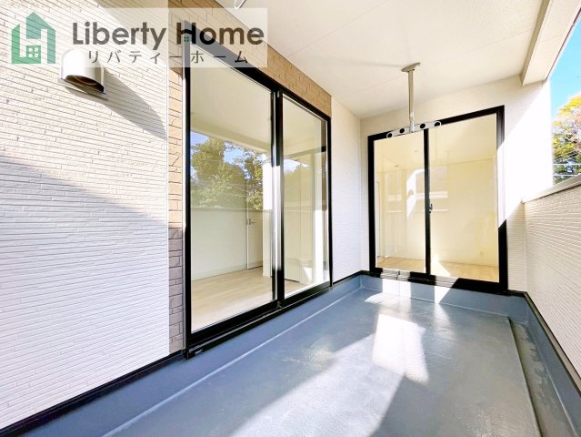 ひたちなか市相金町第1　新築戸建　4号棟のバルコニー