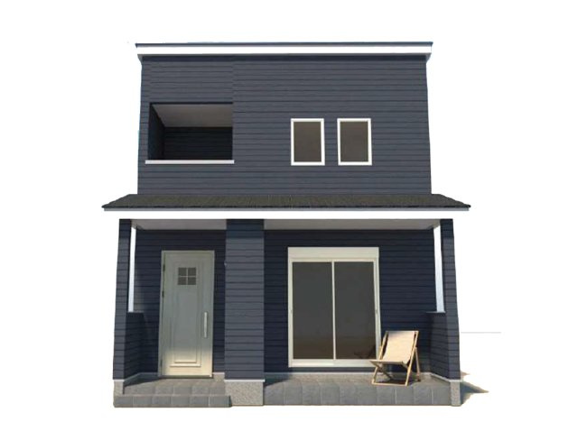 春日井市上田楽町第1期(全4棟)の外観パース