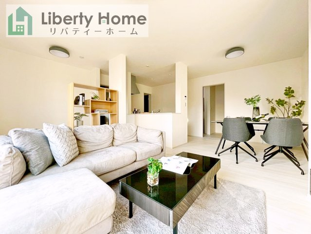 古河市鴻巣第6　新築戸建　1号棟の居間・リビング