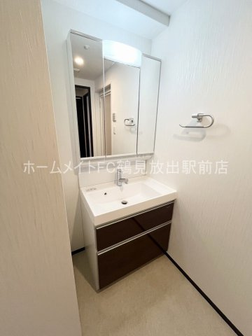 東大阪市長田中１丁目の賃貸マンションの独立洗面台