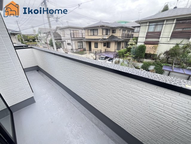 神戸市西区伊川谷町潤和　2号棟　新築戸建のバルコニー|【ホームページに現地動画掲載中】●年中無休：当日予約可●屋根は８～万円バルコニー設置できます。