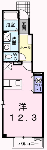 メゾンプラシードⅠの間取り
