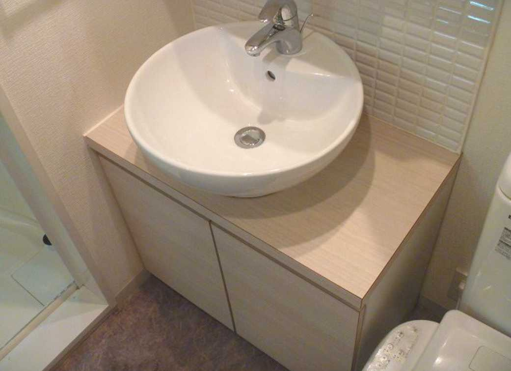 グランドコンシェルジュ用賀アジールコート　ネット無料　分譲賃貸　角部屋の洗面所