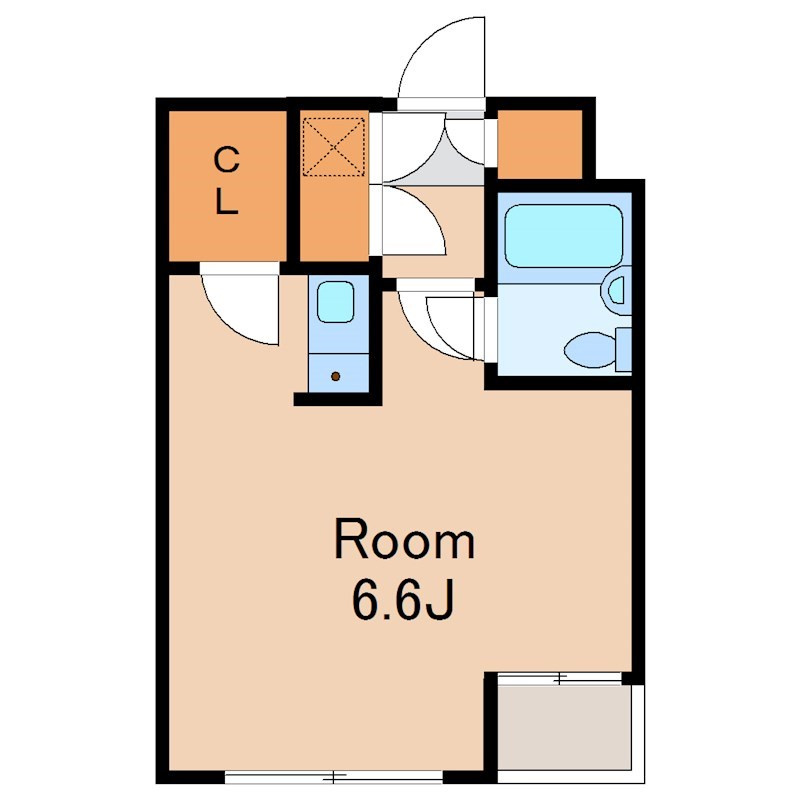 コーポラスKの間取り