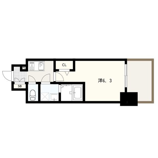 フォーリアライズ大阪ミッテの間取り