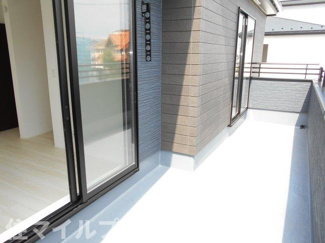 【バルコニー】 | 郡山市富田町大徳南新築一戸建て4棟 | 落ち着いた時間を過ごせるバルコニーです