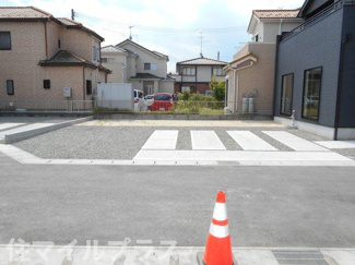 【駐車場】 | 郡山市富田町大徳南新築一戸建て4棟 | 駐車場に車を止められます