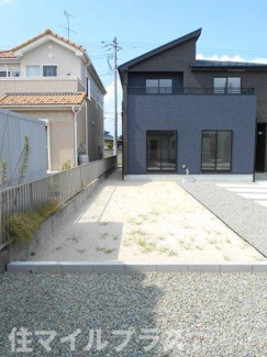 【庭】 | 郡山市富田町大徳南新築一戸建て4棟 | お庭で自由な時間を過ごせます