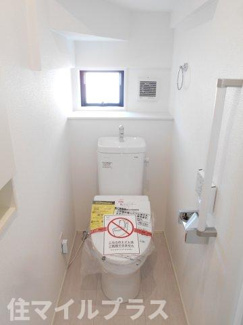 【トイレ】 | 郡山市富田町大徳南新築一戸建て4棟 | トイレです