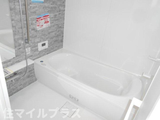 【浴室】 | 郡山市富田町大徳南新築一戸建て4棟 | コンパクトで使いやすいお風呂です