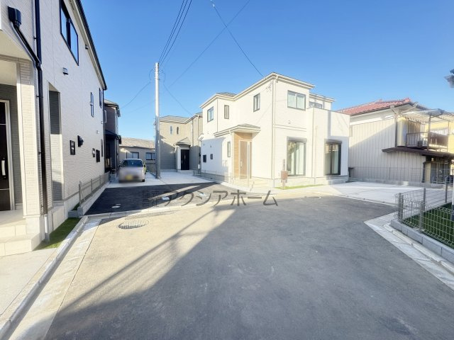 入間市仏子・全5棟　新築一戸建　C号棟　～IDS工法～の前面道路含む現地写真|2026年1月16日撮影