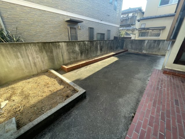 木太町　戸建の庭