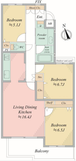 ラミアール藤沢モアクレストの外観