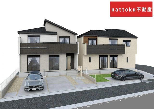 三島市谷田　新築戸建　全2棟　2号棟の外観パース|外観パースです