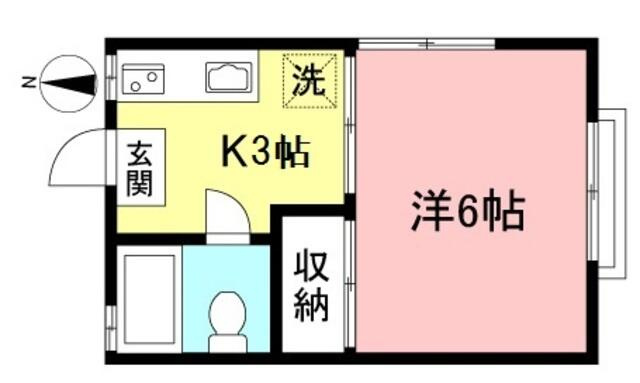 多摩市東寺方のアパートの画像