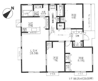 【外観】 | 中央区田名  2号棟 11期 | イメージパース（完成時に現況と異なる場合は現況優先となります）