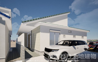 【外観】 | 中央区田名  2号棟 11期 | イメージパース（完成時に現況と異なる場合は現況優先となります）