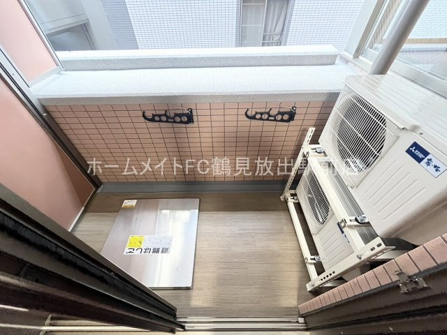 東大阪市長田中１丁目の賃貸マンションのバルコニー