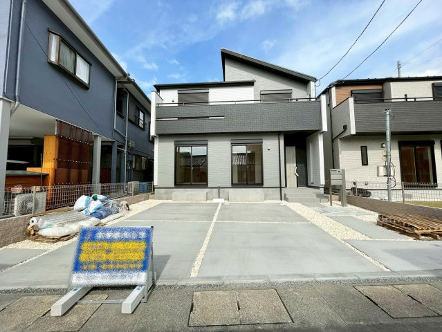 三島市谷田　新築戸建　全2棟　1号棟の外観|現地写真