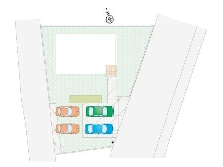 【美茂呂町　1号棟　区画図】