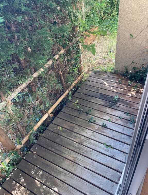 ヒルサイドコート　南向き　角部屋　子供可のバルコニー