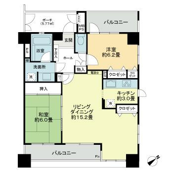 ライオンズステーションプラザ南浦和の間取り