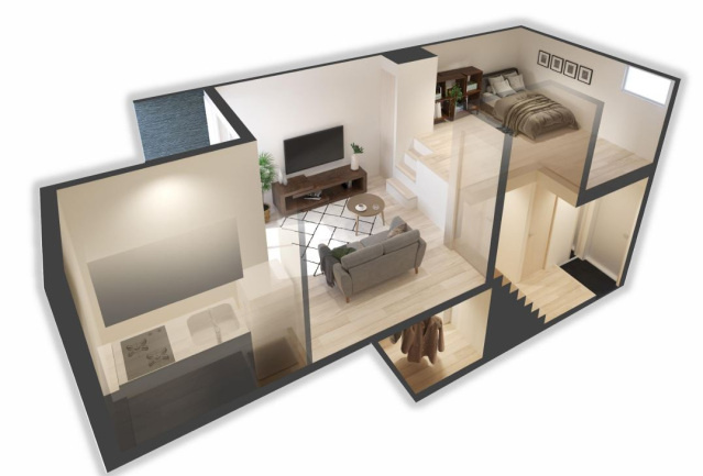 ＡＤＣ高島駅東の居間・リビング