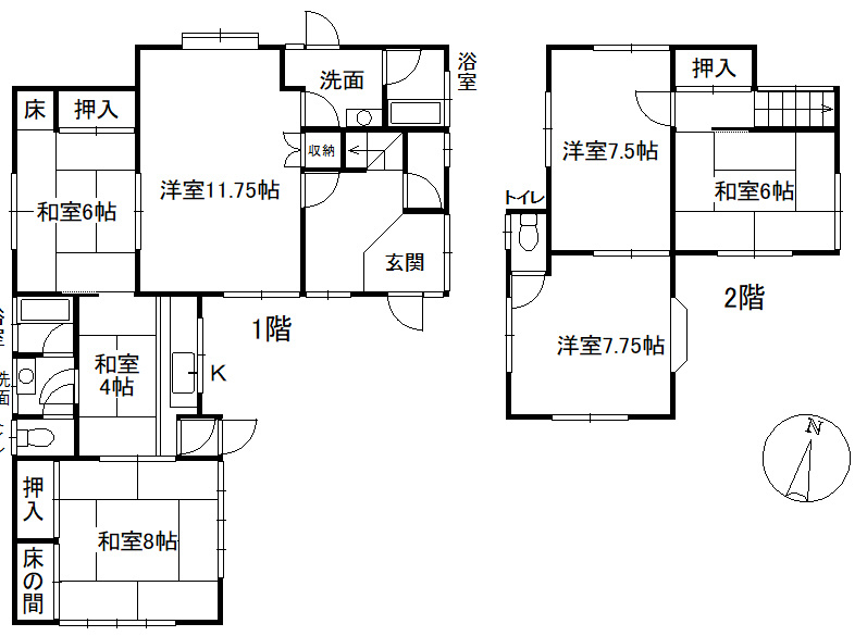 天満台西四丁目の間取り