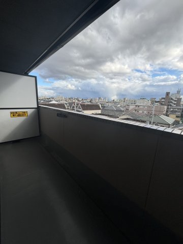 ドミール喜連のバルコニー