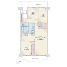 日商岩井リバーサイドマンションA棟☆仲介手数料無料☆の画像