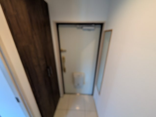 ベルフォート新瑞橋の玄関