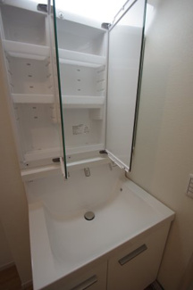 【洗面所】 | 【仲介手数料無料！！】府中市分梅町2丁目　新築戸建て（全1棟）1号棟　5999万円